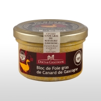  Bloc de foie gras de rață din Gasconia 90 g.