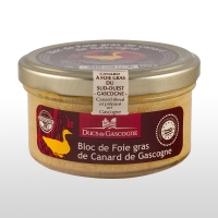  Bloc de foie gras de rață din Gasconia 130 g.