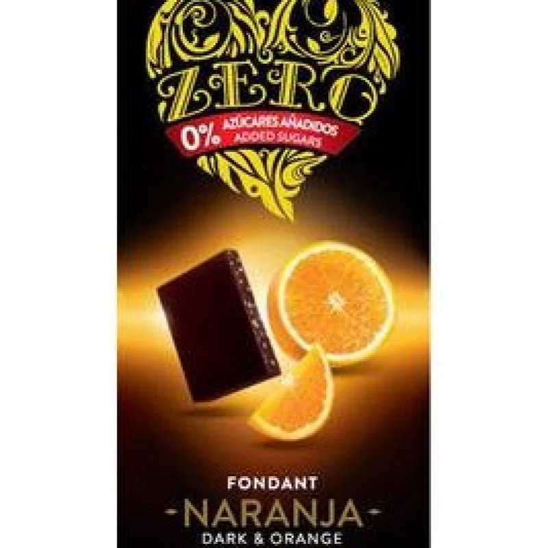  Ciocolată Zero fără zahăr neagră cu portocale PRODUS DISPONIBIL DOAR ÎN MAGAZIN